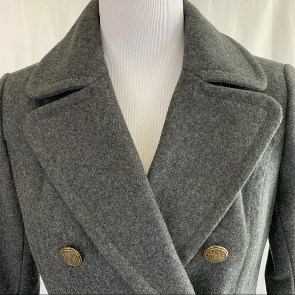 NWOT! Banana Republic Wool Sturdy Gray Jacket - Picture 3 of 10